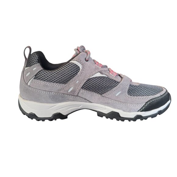 LL Bean Boots Trail Model Hiker 4 Woman's sz 11 Gray Waterproof Low Top - Picture 7 of 11